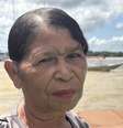 De batom rosa e olhar de quem já viveu muito, Maria Iracema conta sobre sua trajetória como catadora  Foto: Beatriz Araujo/Terra