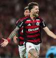 Jogadores do Flamengo celebbram o gol de Leo Pereira. Fotos: Gilvan de Souza/Flamengo  Foto: Jogada10