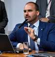 Eduardo Bolsonaro está nos Estados Unidos desde o início do ano  Foto: Jane de Araújo/Agência Senado / Estadão