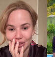 Marcela Tomaszewski volta a acusar Dado Dolabella de agressão  Foto: Reprodução/Record/Instagram