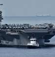 USS Gerald R. Ford comporta mais de 75 aviões e tem mais de 5 mil homens a bordo  Foto: DW / Deutsche Welle