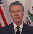 O governador da Califórnia, Gavin Newsom, é inimigo político do presidente dos EUA, Donald Trump, que não compareceu à COP  Foto: Reprodução