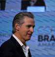 Governador da Califórnia, Gavin Newsom, participou de vários eventos na COP30, em Belém, nesta terça-feira (11/11/2025).  Foto: REUTERS - Adriano Machado / RFI