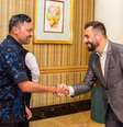 Príncipe de Brunei com o agente Danilo Caccelli   Foto: Arquivo pessoal / Esporte News Mundo