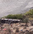Ônibus caiu em precipício de 200 metros no Peru  Foto: D News/ X