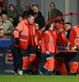 -  Foto: Denis Doyle/Getty Images - Legenda: Andrea Medina foi retirada de maca e encaminhada para um hospital / Jogada10