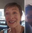 Sônia Bridi e o motorista que lhe deu carona  Foto: Reprodução | Instagram