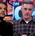Rodrigo Pimentel não poupa Luciano Huck: "Quando ele é a vítima, muda tudo"  Foto: Reprodução/SBT e Reprodução/Globo