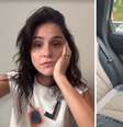 Priscila Castello Branco se emociona ao falar do episódio | Priscila filma carro após tentativa de assalto  Foto: Reprodução | Instagram