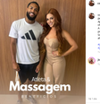 Juninho, do Flamengo, buscou ajuda com especialista em massagem  Foto: Reprodução/ X/ Instagram
