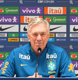 Carlo Ancelotti, treinador da Seleção Brasileira  Foto: Repodução/Youtube @CBF