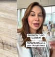 Maíra Cardi ficou indignada com rachaduras em piso de R$ 2 milhões  Foto: Reprodução/Instagram/mairacardi