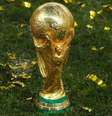 Troféu da Copa do Mundo estará em disputa nos EUA em 2026  Foto: Fifa via X / Estadão