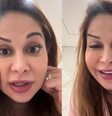 Maíra Cardi fica com sobrancelha torta após botox dar errado  Foto: Reprodução/TikTok