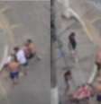 Jovem foi agredido por bando em Praia Grande (SP)  Foto: Reprodução/ PGN9 O Regional/ Facebook