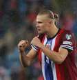 Erling Haaland, atacante da Noruega, classificado à Copa do Mundo de 2026  Foto: Claudio Villa - FIGC/FIGC via Getty Images