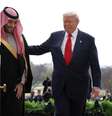 Donald Trump recebeu na Casa Branca nesta terça-feira, 18, o príncipe-herdeiro da Arábia Saudita, Mohammed bin Salman  Foto: Getty Images