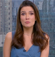 Sabrina Simonato, âncora do Bom Dia São Paulo, da Rede Globo  Foto: Reprodução/Rede Globo/Bom dia São Paulo