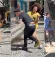 Deputado Renato Freitas (PT) briga com homem na rua em Curitiba  Foto: Reprodução/Redes sociais / Estadão