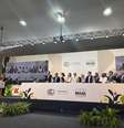 Fora da agenda oficial da COP30, ‘mutirão’ pelo fim dos combustíveis fósseis puxado por Lula tem apoio de mais de 80 países  Foto: Beatriz Araujo/Terra