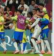 Brasil lutou até o fim para conseguir a vaga na semifinal –  Foto: Divulgação / Equipe de Marrocos / Jogada10