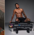 Vini Jr posou sem camisa nas redes sociais e Viriginia reagiu  Foto: Reprodução/Instagram/vinijr