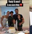 Filho de Mileide e Safadão completa 15 anos após retirada de tumor na cabeça  Foto: Reprodução Segue a Cami / Contigo