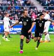 Harry Kane (Bayern de Munique) celebrando seu gol contra o Monchengladbach, no dia 25.10.2025  Foto: Orange Pics / Alamy