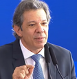 Ausentes em evento com Lula após briga com governo, Alcolumbre e Motta são lembrados por Haddad  Foto: Reprodução/YouTube/Canal GOV