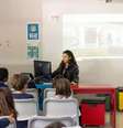 Aula da disciplina Letramento Digital no Colégio Porto Seguro, em São Paulo.  Foto: Divulgação/Colégio Porto Seguro / Estadão