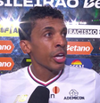 Luiz Gustavo, meia do São Paulo, desabafa após goleada histórica do Flu: 'Está na hora de colocar as caras'  Foto: Reprodução/Sportv