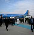 Papa usa Airbus A320 da ITA Airways em viagem à Turquia e ao Líbano  Foto: ANSA / Ansa - Brasil