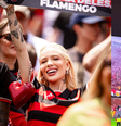 Karoline Lima assiste final da Libertadores em casa  Foto: Reprodução/Instagram