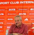  Foto: Divulgação / SC Iternacional - Legenda: Abel Braga em sua apresentação para a oitava passagem no Colorado / Jogada10