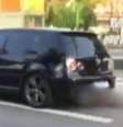 Jovem foi arrastada por cerca de 1 km por um carro modelo Volkswagen Golf Preto  Foto: Reprodução/Estadão