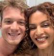 Leonardo (Pedro Novaes) entrou em crise ao descobrir que Viviane (Gabriela Loran) é uma mulher transexual  Foto: Reprodução/Instagram