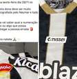 Torcedor fez publicação nas redes sociais procurando pela dona da camisa autografada por Neymar  Foto: Reprodução