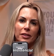 A influenciadora Joana Prado mostrou o momento em que atendeu uma ligação do pai de Vitor Belfort após ele insistir  Foto: Reprodução/Instagram/@joanapradobelfort