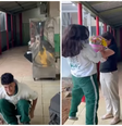Alunos encenam briga na escola e surpreendem diretora com homenagem  Foto: Arquivo pessoal