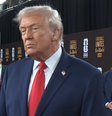 Trump ao lado do presidente da Fifa, Gianni Infantino  Foto: Reprodução/Youtube/Cazé TV