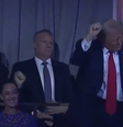 Perfil oficial da Casa Branca compartilhou a 'dancinha' de Donald Trump ao som de YMCA  Foto: Reprodução/X/RapidResponse47