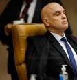 O ministro do Supremo Tribunal Federal (STF) Alexandre de Moraes, durante sessão da Corte em Brasília.  Foto: FOTO: WILTON JUNIOR/ ESTADÃO / Estadão