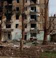 Avdiivka, no Donbass, uma cidade em ruínas onde tropas russas e ucranianas travam um combate intenso. Imagem de 15 de fevereiro de 2024.  Foto: REUTERS - RFE/RL/SERHII NUZHNENKO / RFI