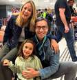 Ticiane, Manuella e César no aeroporto  Foto: Reprodução | Instagram