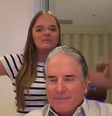 Rafaella Justus ao lado do pai, Roberto Justus  Foto: Reprodução/TikTok