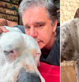 Marcio Garcia e seu cachorro, que morreu  Foto: Reprodução | Instagram