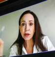 O paradeiro da opositora venezuelana Maria Corina Machado é desconhecido.  Foto: © Leonardo Fernandez Viloria / REUTERS / RFI