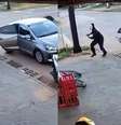Criminoso usando máscara do 'Pânico' matou homem em Três Lagoas (MS)  Foto: Reprodução/Gazeta W Noticias/Facebook