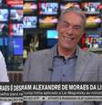 Andréia Sadi e Demétrio Magnoli protagonizaram momento inusitado ao vivo na GloboNews  Foto: Reprodução/TV