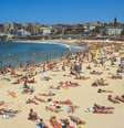 Praia de Bordi, na Austrália, sedia campeonatos de surf  Foto: John Carnemolla/GettyImages